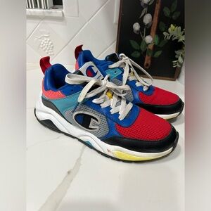 Champion Mens 93 Eighteen Big C Casual Low-Top Sneakers Size 9.5